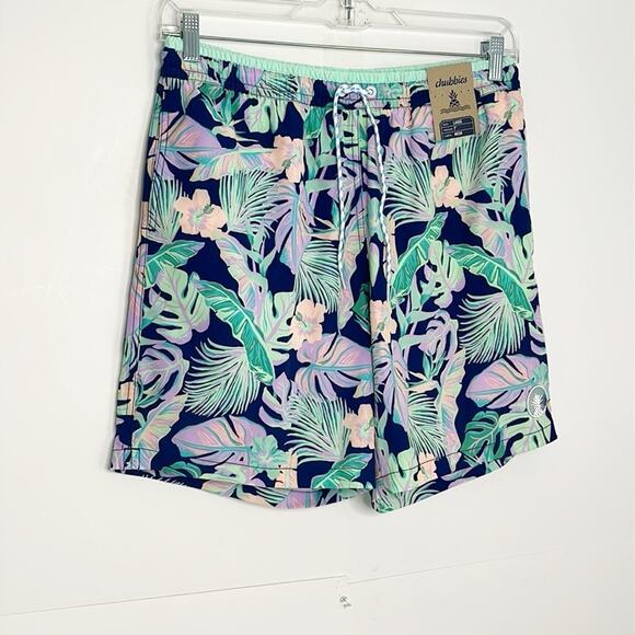 Chubbies Men The Night Faunas Classic Swim Trunk Size Large - Picture 2 of 8